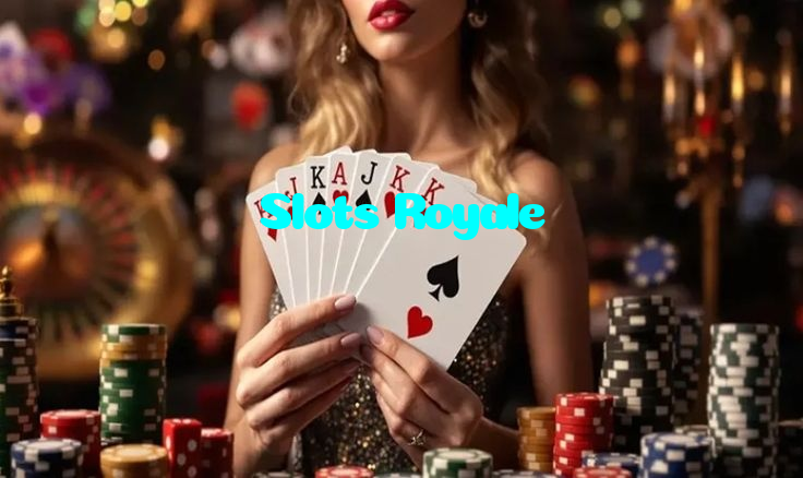 Slots Royale casino presented on mobile device in Pakistan with slots and live games